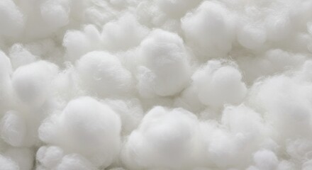 Soft, fluffy cotton texture background ideal for crafting and design