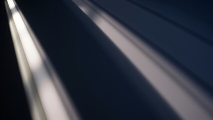 Abstract Light Beams and Shadows on a Dark Surface