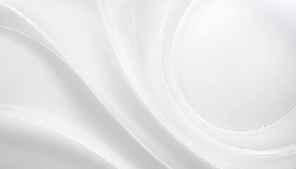 Pure White Flow　A Refined Minimalist Design