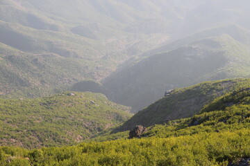 Fototapeta premium view from the top of mountain