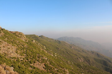 Naklejka premium view from the top of mountain