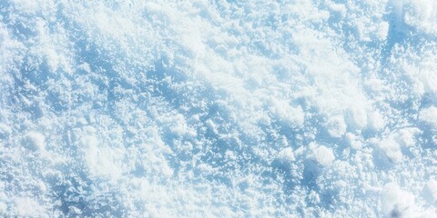 Obraz premium winter nature texture pure fluffy fresh snow on ground nature weather