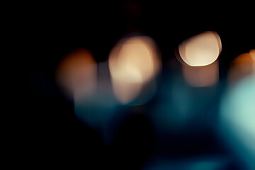 Urban Night Lights: An abstract composition of blurred city lights at night, creating a mesmerizing tapestry of colors and textures.