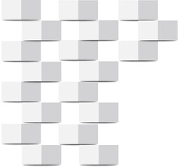 Abstract 3d white and grey background with shadow and square rhombus patten. Modern template for technology for banner, poster, web in futuristic and technology design. 