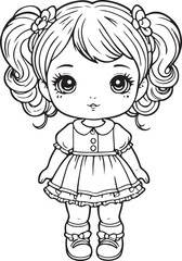 Fototapeta premium little girl