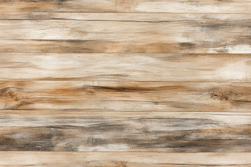 Fototapeta premium Wooden floor with brown and white stain.