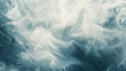 Obraz premium Swirling Smoke, Abstract Background, Grey, White, Design