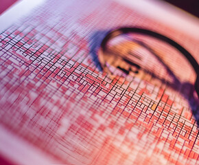 Microchip Detail:Close-up view of a microchip's intricate circuitry, highlighting the complex network of pathways and components.