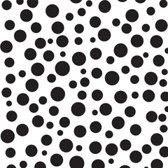 Black and White Polka Dot Pattern