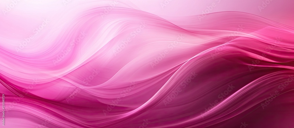 Poster Soft flowing magenta gradient background with a smooth Gaussian blur effect creating a serene and visually appealing atmosphere for various uses.