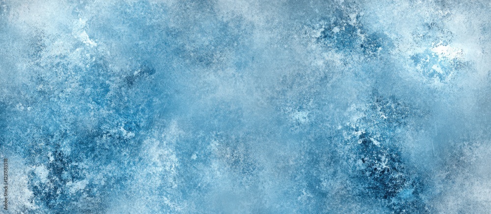 Aufkleber abstract icy texture featuring shades of blue and white. the icy patterns blend seamlessly across th