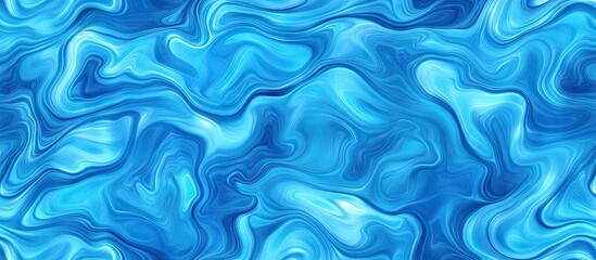 Seamless abstract blue background with fluid wavy shapes in varying shades of blue creating depth ideal for digital projects and creative designs.