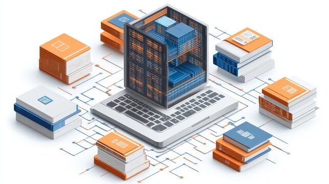 Data Center Infrastructure Secure Server with Encoded Data Blocks and Network Connections