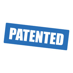 patented stamp sign symbol vector flat icon