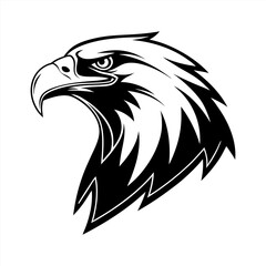 Eagle silhouette vector design