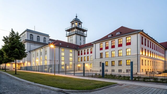 JVA Justizvollzugsanstalt Symbolic Image - Modern Architecture