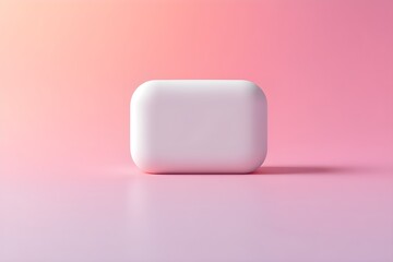 Minimalist Rounded Edges Design: Soft, Calming 3D Background for Devices