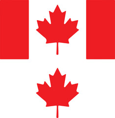 canada, flag, maple, leaf, symbol, icon, button, illustration, country, national, vector, america, sign, red, nation, banner, design, 3d, maple leaf, north, logo, ottawa, toronto, patriotic, patriotis