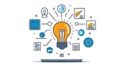 Illuminating Innovation A Conceptual Visualization of Idea Generation and Business Strategy