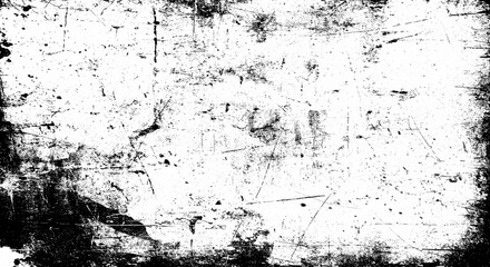 Abstract grunge black and white distressed texture background