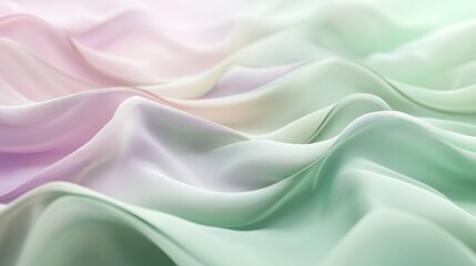 Obraz premium Pastel Dreams: A Symphony of Soft Hues in Draped Fabric