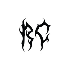 RC monogram logo design letter text name symbol monochrome logotype alphabet character simple logo