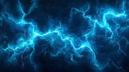 A vector illustration of an electric eel skin texture with pulsing blue lightning veins across its surface.