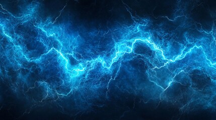 Fototapeta premium A vector illustration of an electric eel skin texture with pulsing blue lightning veins across its surface.