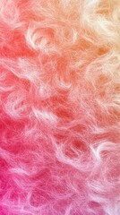 Fototapeta premium This beautiful image features a soft gradient background of pink and orange hues, showcasing ethereal wispy patterns that evoke a sense of calm and creativity.