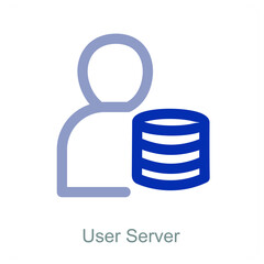 Fototapeta premium User Server