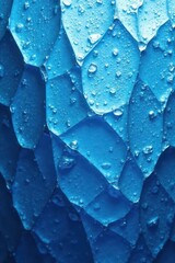 Obraz premium Abstract geometric pattern, cool blue ice texture , faceted, polygon