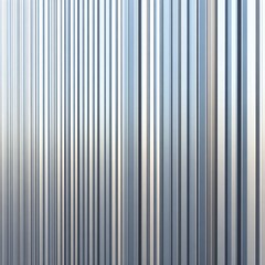 Obraz premium Corrugated Metal Sheet with Parallel Ridges Against Subtle Background