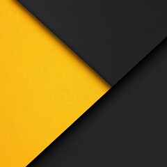Clean Design with Bold Vibrant Yellow and Black Surface Textures