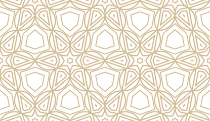 Geometric pattern with lines, rhombuses, simple form. Seamless vector background.