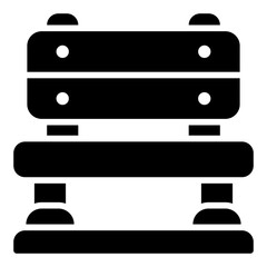 Bench glyph icon