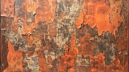 Obraz premium Artistic Representation of Rusty Steel Surface with Textured Detail