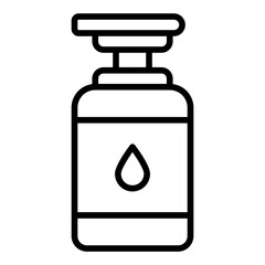 Cleanser line icon