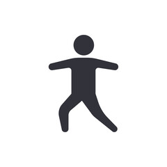 Workout movement solid icons, minimalist vector illustration ,simple transparent graphic element .Isolated on white background