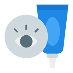 Eye Cream flat icon