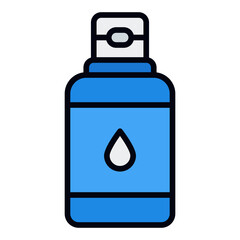 Toner filled line icon