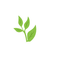 green leaf vector design