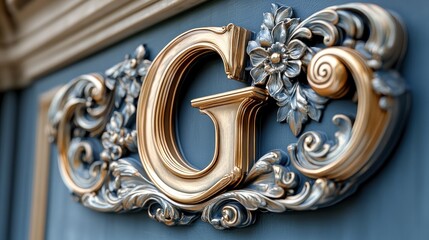 A classic, ornate letter 