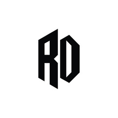 RD monogram logo design letter text name symbol monochrome logotype alphabet character simple logo