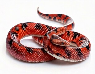 Obraz premium Pueblan milk snake or Campbell's milk snake, Lampropeltis