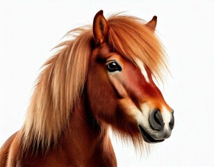 Obraz premium Shetland pony, a Mini or miniature horse 