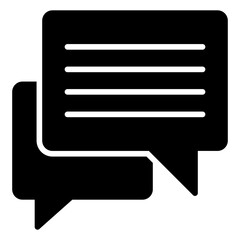 Communication glyph icon
