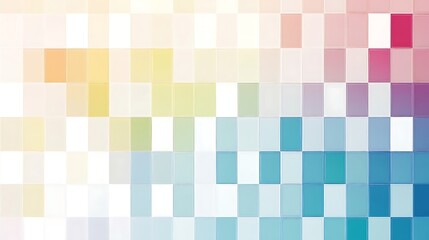 Fototapeta premium Abstract Pastel Colored Square Mosaic Pattern Design