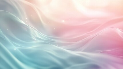 Fototapeta premium Pastel Pink Blue Abstract Wave Background