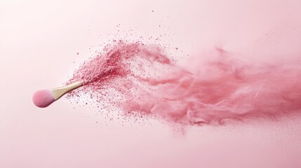 Professional Makeup Cheek blush pink tone palette and makeup brushes and tools,makeup eyeshadow palette in pink,red cherry shades,makeup set,Cosmetic products,sweet and cute tone eye shadows.