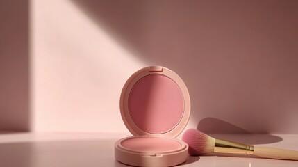 Professional Makeup Cheek blush pink tone palette and makeup brushes and tools,makeup eyeshadow palette in pink,red cherry shades,makeup set,Cosmetic products,sweet and cute tone eye shadows.